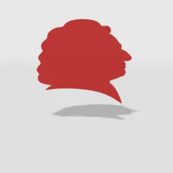 wall decor Bach silhouette