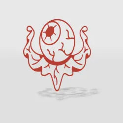 wall decor eye ball
