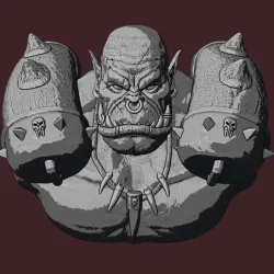 Warcraft Orc War chief Garrosh