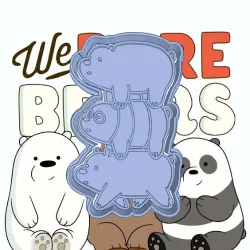 WE BARE BEARS COOKIE CUTTER