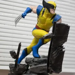 Wolverine Fan Art Statue 3d Printable