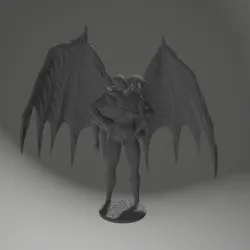 woman with demon
