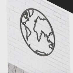 World-Planet Sculpture