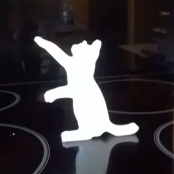 3D Cat Silouette Soap Mold