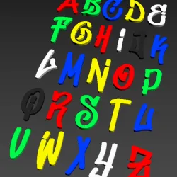 3D font "Graffiti" | Police 3D