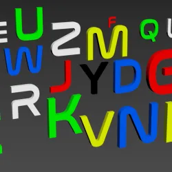 3D font "NASA