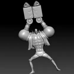 3D Model FRANKY, ONE PIECE