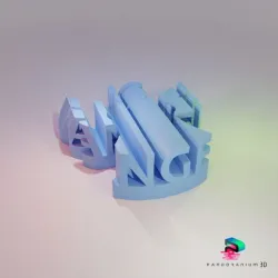 3D Word Shape - Angel