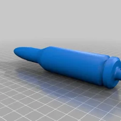 50 Cal bullet keychain
