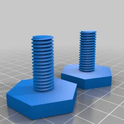 Adjustable foot Bolt M10