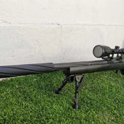 airsoft novritsch SSG24 over barrel suppressor