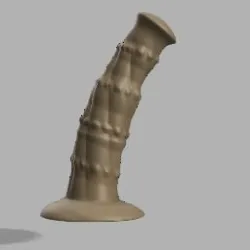Alien horse cock dildo
