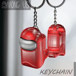 AMONG US KEYCHAIN - GHOST