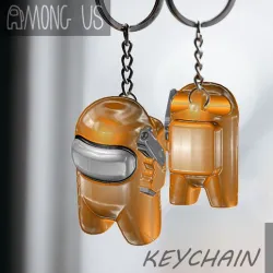 AMONG US KEYCHAIN - GUN