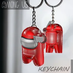 AMONG US KEYCHAIN - IMPOSTOR KNIFE