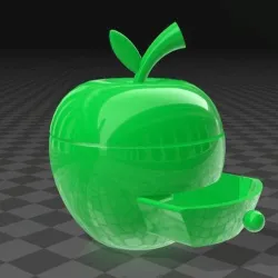 apple grinder - "no" supports glue together version
