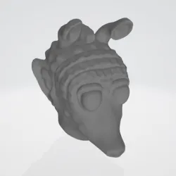 Aquatic Alien Head