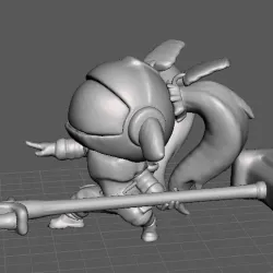Astronaut Poppy 3D Model