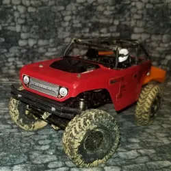Axial SCX24 MBS : Long top medium bottom