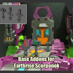 Base Addons for Transformers Earthrise Scorponok