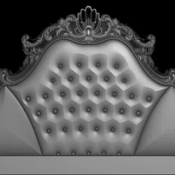 Bed 3D relief models STL Files used for CNC Router