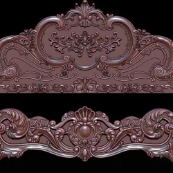 Bed 3D relief models STL Files used for CNC Router