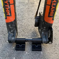 Bike bracket for car -> bracket for thru axle / quick release | Fahrradhalterung fürs Auto -> Halterung Für Steckachse / Schnellspanner