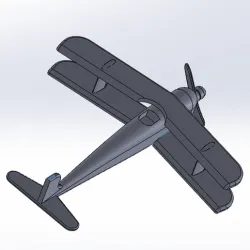 Biplane aircraft