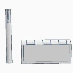 Bisagra con pasador de click / Hinge pin with pressure