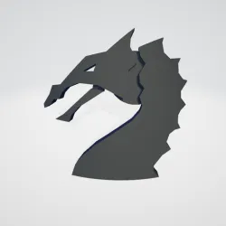 Black Dragons Space Marine Icon Moulded 'Hard Transfer'