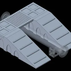 Bridge for pipeline (tabletop 40k)