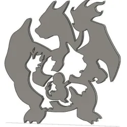 Charmander Charmeleon Charizard Evolution