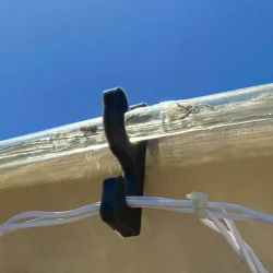 Christmas light gutter hook