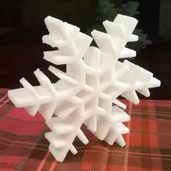 Christmas Snowflake 3D Soap Mold