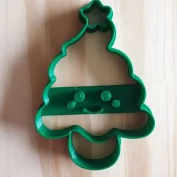 Christmas Tree Cute - Cookie Cutter