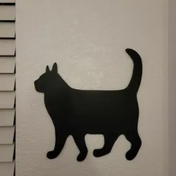Chubby Cat Wall Decor