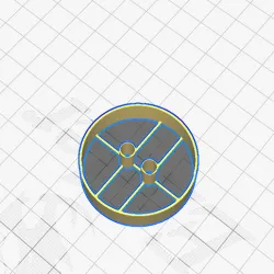 cokkie cutter button