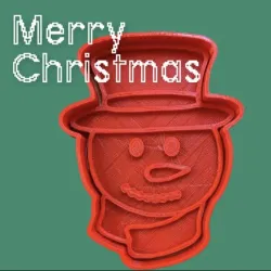 Cookie Cutter Christmas Snowman