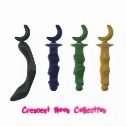 "crescent moon" collection anal vaginal plug jerking dong cock penis solid stuffed fetish butt vagina 4 toys masturbator adult dildo dick jap-309 3d print cnc