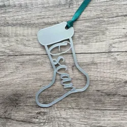 Customizable Boat Bauble Includes Font