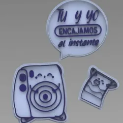 CUTTER + INSTANT CAMERA MARKER