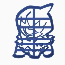 Deino Cookie Cutter Pokemon Anime Chibi