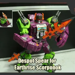 Despot Spear for Transformers Earthrise Scorponok
