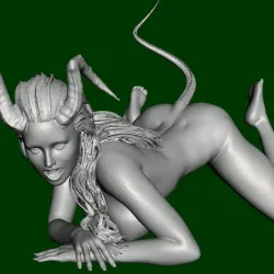 Devil girl - Angry mouse