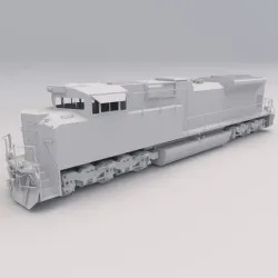 Diesel Locomotive PRINTABLE Train 3D Digital STL File