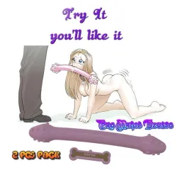 Dildo special anal vaginal BDSM double Dick Cock Dong Hentai "double sense and bone necklace"  v365-double with bone 3d print