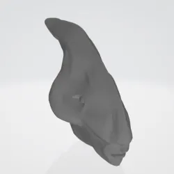 Dinosaur Alien Head