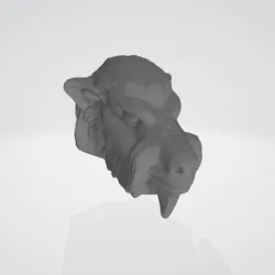 Dog Alien Head