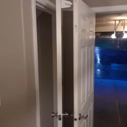 Door Collision Softener. 2 Doors open into each other, the wheel catches the blow.