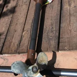 Electric outboard for kayak - DIY - Motor fueraborda para kayac DIY